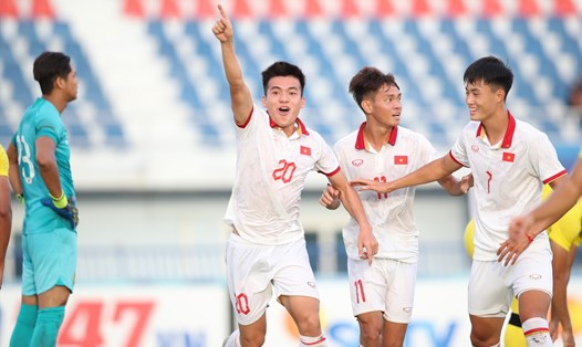 U23 Việt Nam trong trận bán kết U23 Đông Nam Á 2023. Ảnh: Lâm Thoả