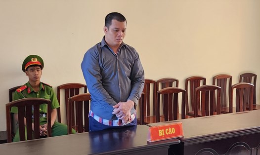 Bị cáo Nguyễn Văn Rê tại phiên xét xử. Ảnh: Nguyên Anh
