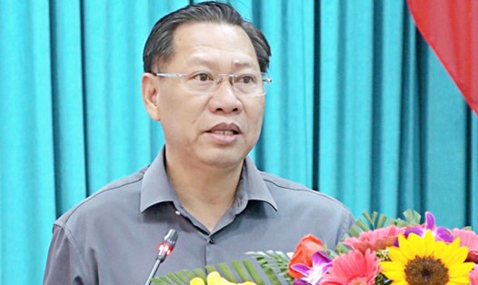 Ông Trần Anh Thư, Phó chủ tịch UBND tỉnh An Giang bị bắt tạm giam. Ảnh: XĐ