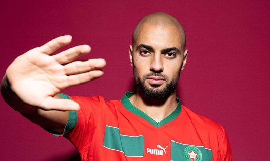 Amrabat là nhân tố nổi bật tại World Cup 2022 trong hành trình kì diệu của đội tuyển Maroc. Ảnh: FIFA