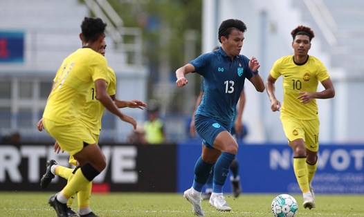 U23 Thái Lan thắng Malaysia sau loạt sút penalty. Ảnh: Lâm Thoả
