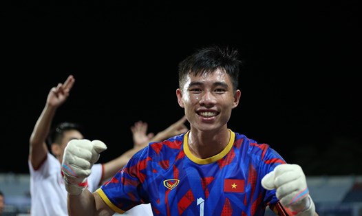 Thủ môn Quan Văn Chuẩn của đội tuyển U23 Việt Nam. Ảnh: Lâm Thoả