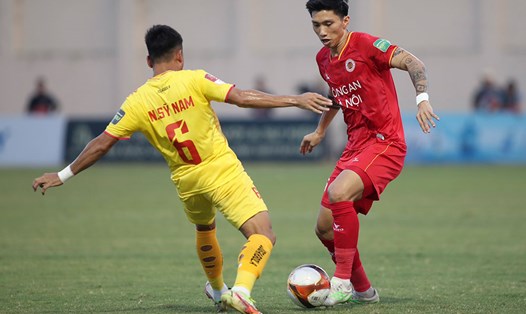  Công An Hà Nội đối đầu Thanh Hoá ở vòng cuối V.League 2023. Ảnh: VPF