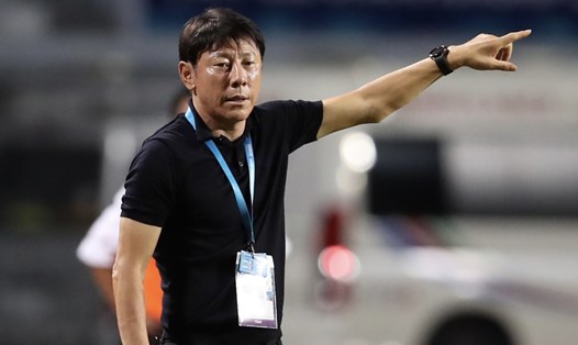 Huấn luyện viên Shin Tae-yong chưa thể giúp bóng đá Indonesia vô địch giải đấu nào. Ảnh: Lâm Thoả