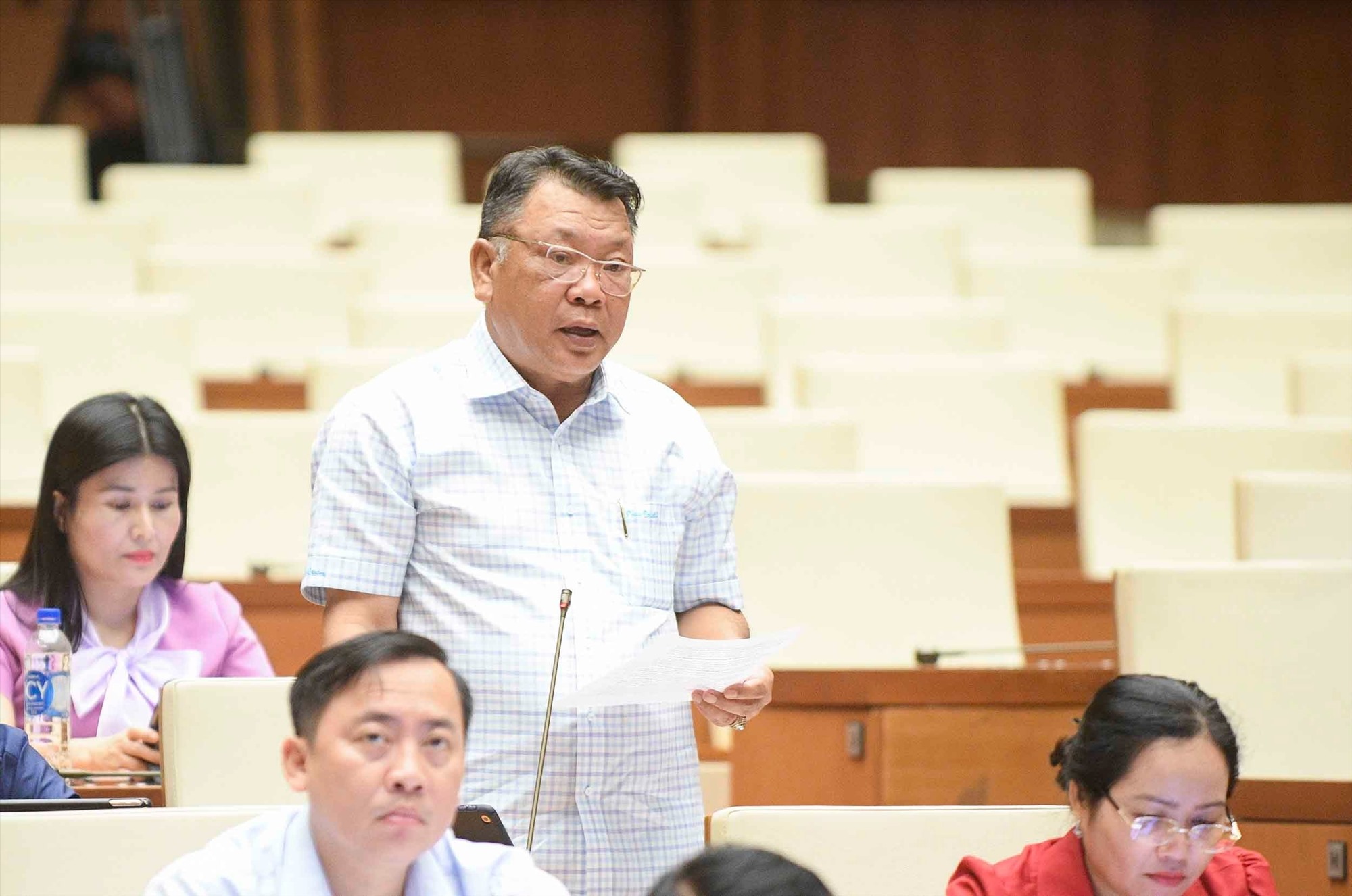 Đại biểu Nguyễn Tạo - Đoàn ĐBQH tỉnh Lâm Đồng. Ảnh: Phạm Thắng/QH