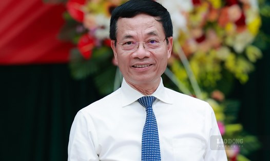 Bộ trưởng Nguyễn Mạnh Hùng. Ảnh: Hải Nguyễn