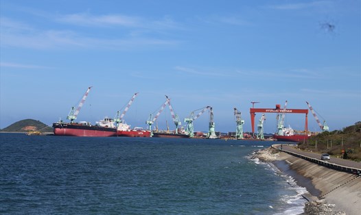 Cảng Vân Phong tại Khánh Hòa. Ảnh: Hữu Long