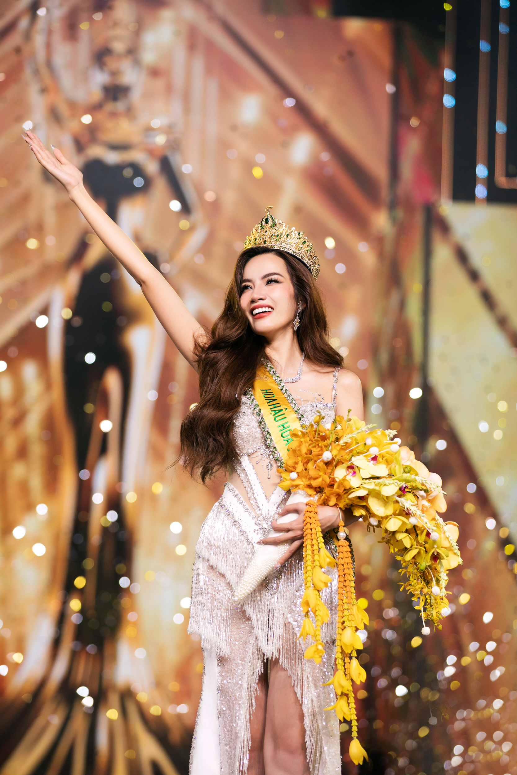Lê Hoàng Phương đăng quang Miss Grand Việt Nam 2023 nhận được nhiều sự ủng hộ của khán giả. Ảnh: Viết Quý team. 