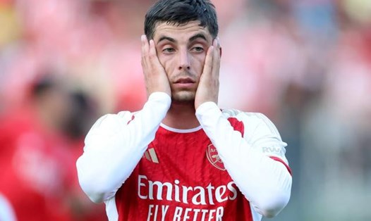 Kai Havertz thể hiện mờ nhạt trong những trận đấu đã qua của Arsenal.  Ảnh: AFP