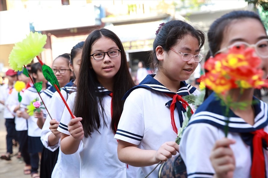 Các cơ sở giáo dục trên địa bàn tỉnh Lâm Đồng đã hoàn thành công tác tuyển sinh đầu cấp năm học 2023-2024. Ảnh: Trang Hà 