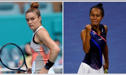 Maria Sakkari và Leylah Fernandez gặp nhau tại vòng 1/8 giải quần vợt Washington Open 2023. Ảnh: Sportkeeda
