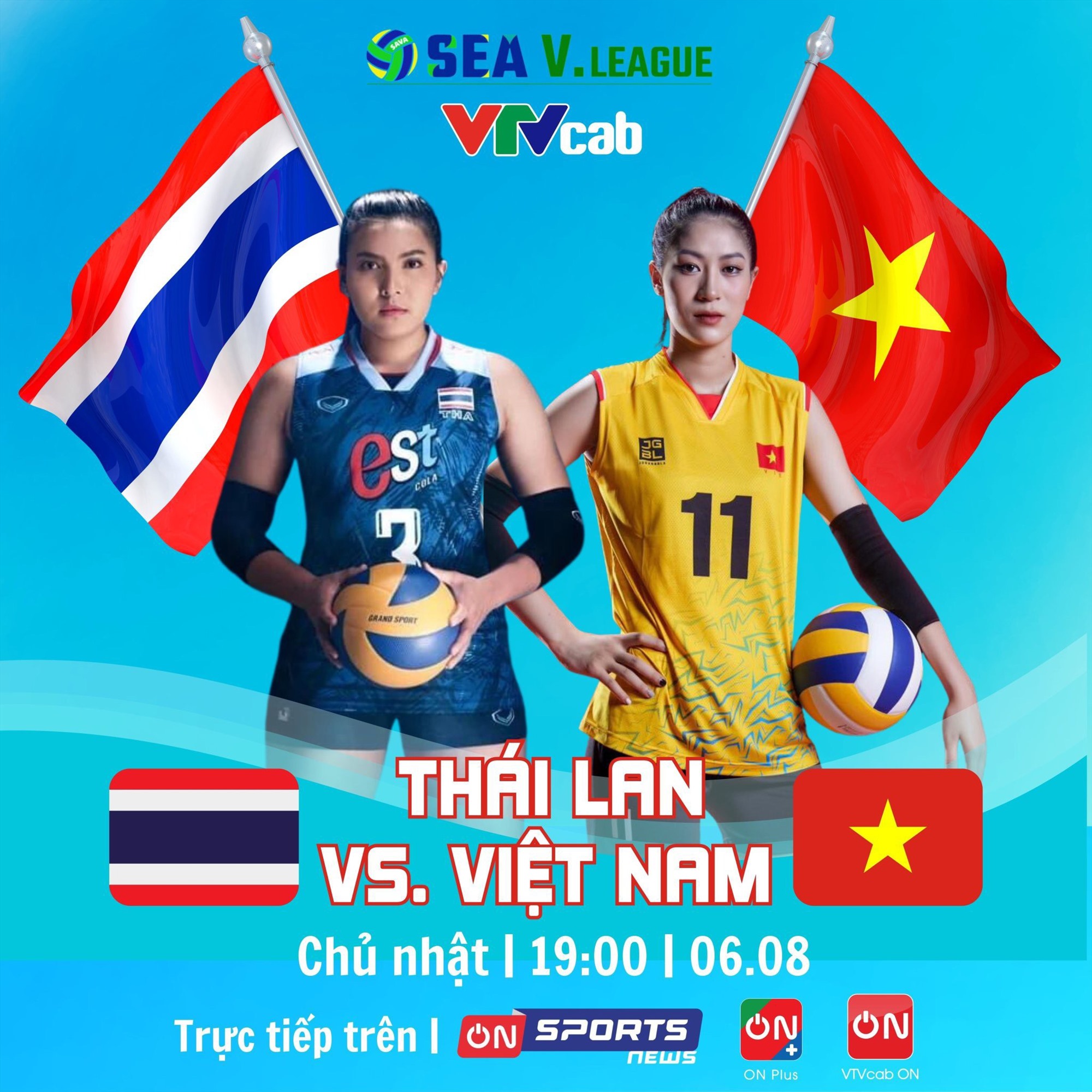 Trận đấu đáng chú ý: Tuyển bóng chuyền nữ Việt Nam- nữ Thái Lan
