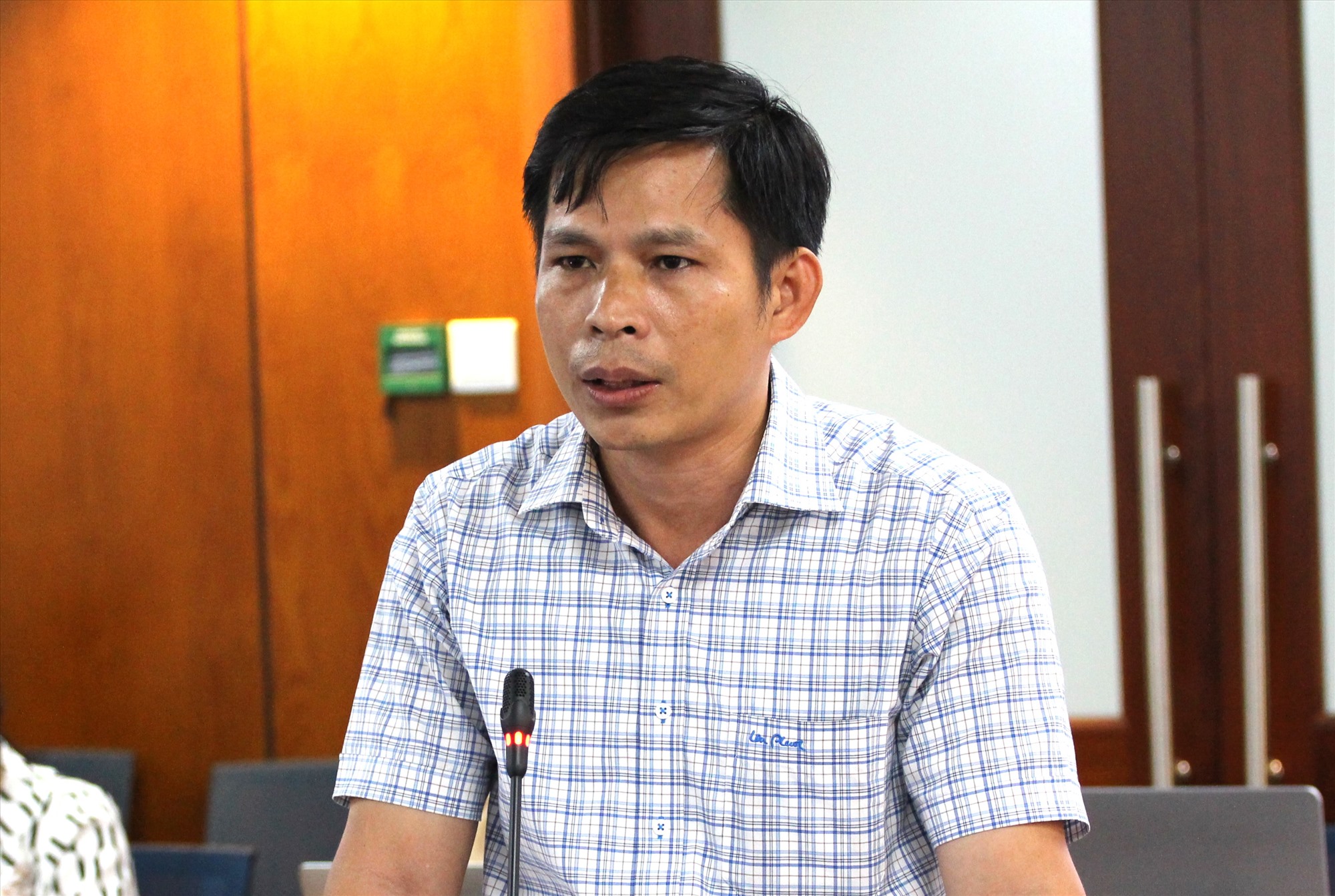 Ông Nguyễn Văn Hiếu - Tưởng phòng Xây dựng chính quyền và công tác thanh niên.  Ảnh: Thành Nhân