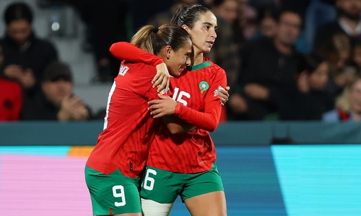 Maroc bất ngờ giành vé đi tiếp vào vòng 1/8 World Cup nữ 2023. Ảnh: FIFA
