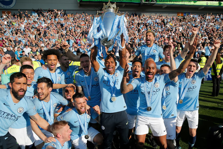 Man City là đội duy nhất suốt 11 năm qua vừa vô địch Premier League lẫn FA Cup.  Ảnh: AFP