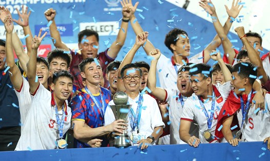 Nhiều cầu thủ khoác áo U23 Việt Nam vô địch giải U23 Đông Nam Á vừa qua đều ra sân thi đấu nhiều cho các câu lạc bộ. Ảnh: VFF
