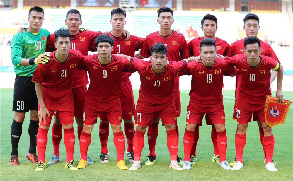 Đội hình U23 Việt Nam tham dự ASIAD 18 cách đây 5 năm. Ảnh: Đức Đồng 