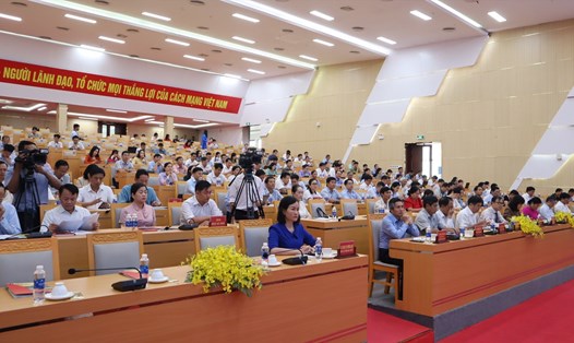 UBND tỉnh Bình Phước tổ chức hội nghị phân tích, đánh giá chỉ số năng lực cạnh tranh. Ảnh: Dương Bình