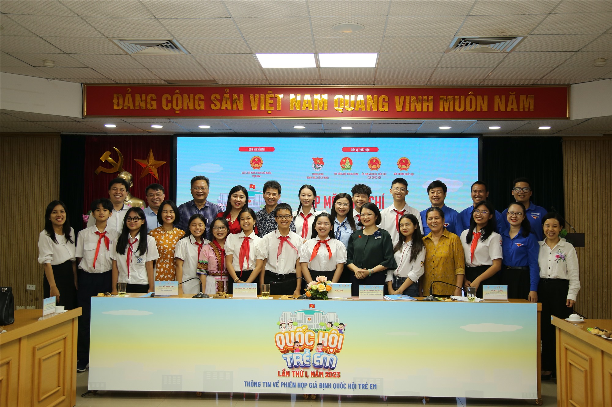 Phiên họp giả định “Quốc hội trẻ em” sẽ được diễn ra từ 9-10.9 tại Hà Nội. Ảnh: Ái Vân