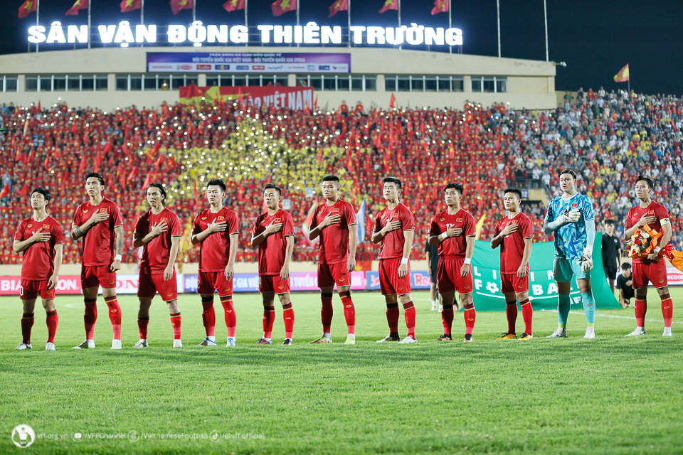 Tuyển Việt Nam dưới thời ông Troussier cần những kế hoạch dài hơi, hướng tới mục tiêu vào đến Vòng chung kết World Cup 2026. Ảnh: VFF