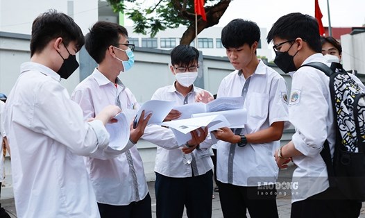 Học viện Ngân hàng thông báo học phí năm học 2023. Ảnh: Hải Nguyễn 