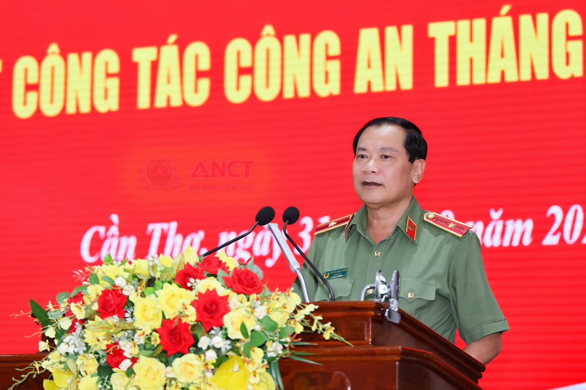 Thiếu tướng Nguyễn Văn Thuận - Giám đốc Công an TP Cần Thơ. Ảnh: Công an Cần Thơ