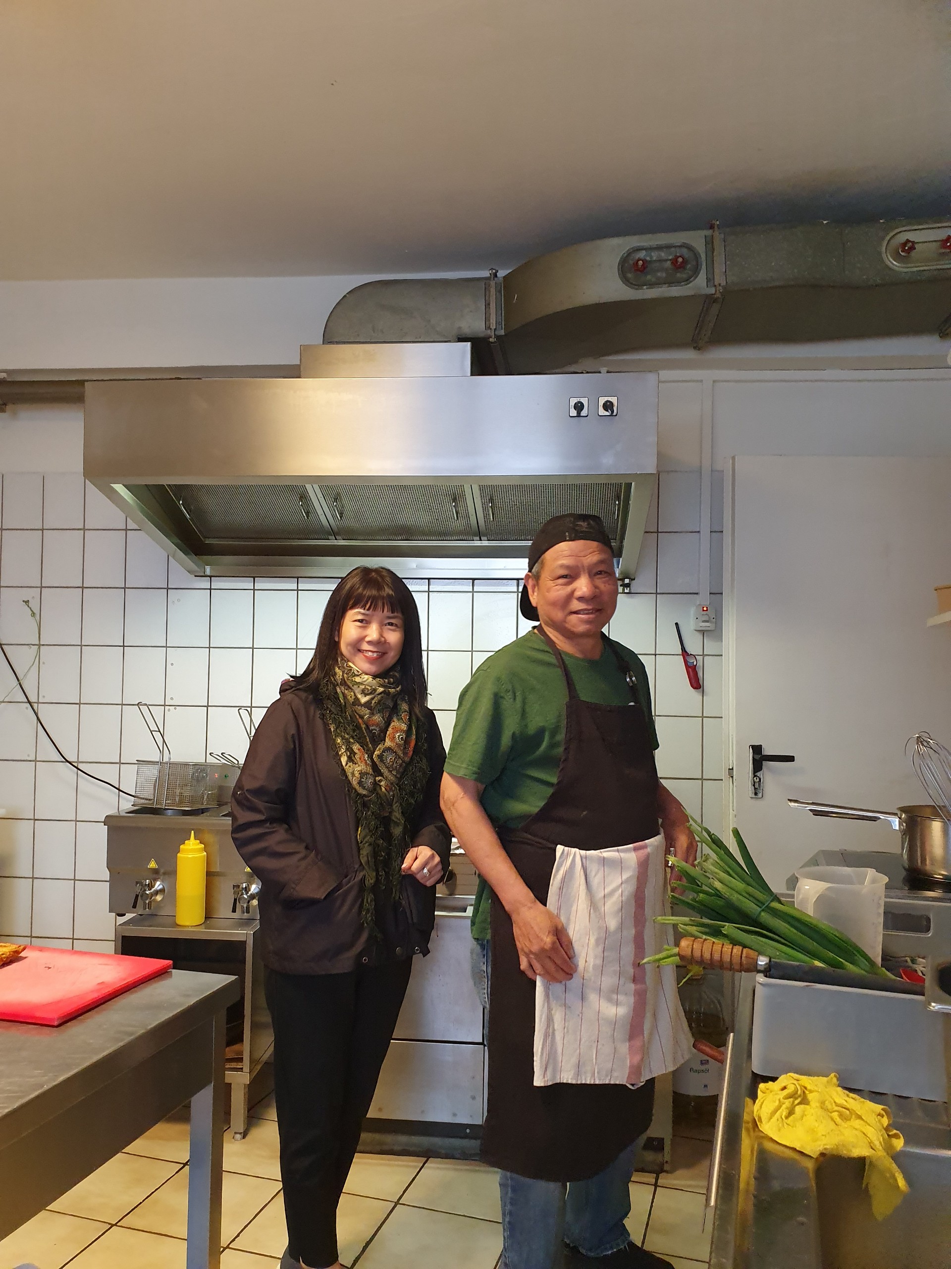 Anh Ngọc - đầu bếp nhà hàng Việt tại Frankfurt và tác giả bài viết. 