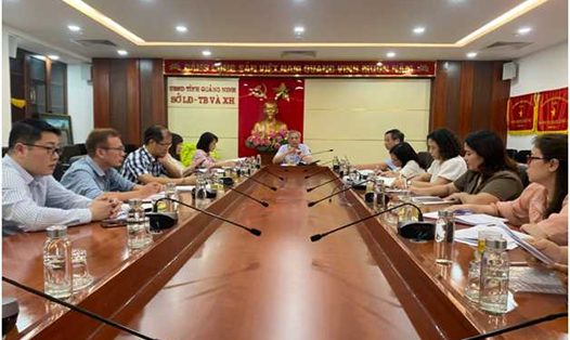 Hội nghị đề xuất xây dựng chính sách về cai nghiện ma túy và quản lý sau cai nghiện ma túy tại Quảng Ninh. Ảnh: Sở LĐTBXH Quảng Ninh