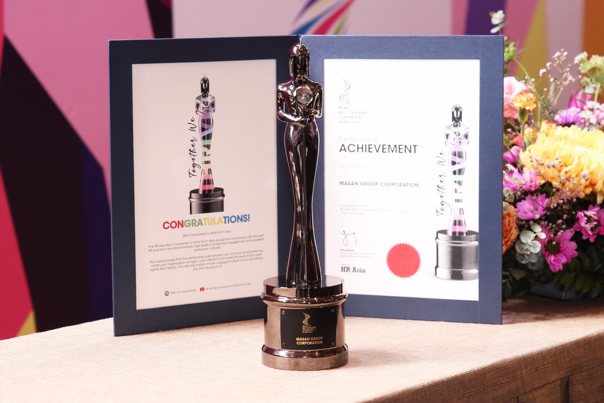 Masan Group được vinh danh là “Nơi làm việc tốt nhất châu Á 2023”. Ảnh: Masan Group