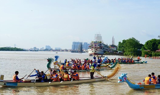 Lễ hội sông nước TP Hồ Chí Minh được xem là một trong những hoạt động góp phần định vị, quảng bá du lịch thành phố. Ảnh: Thanh Chân