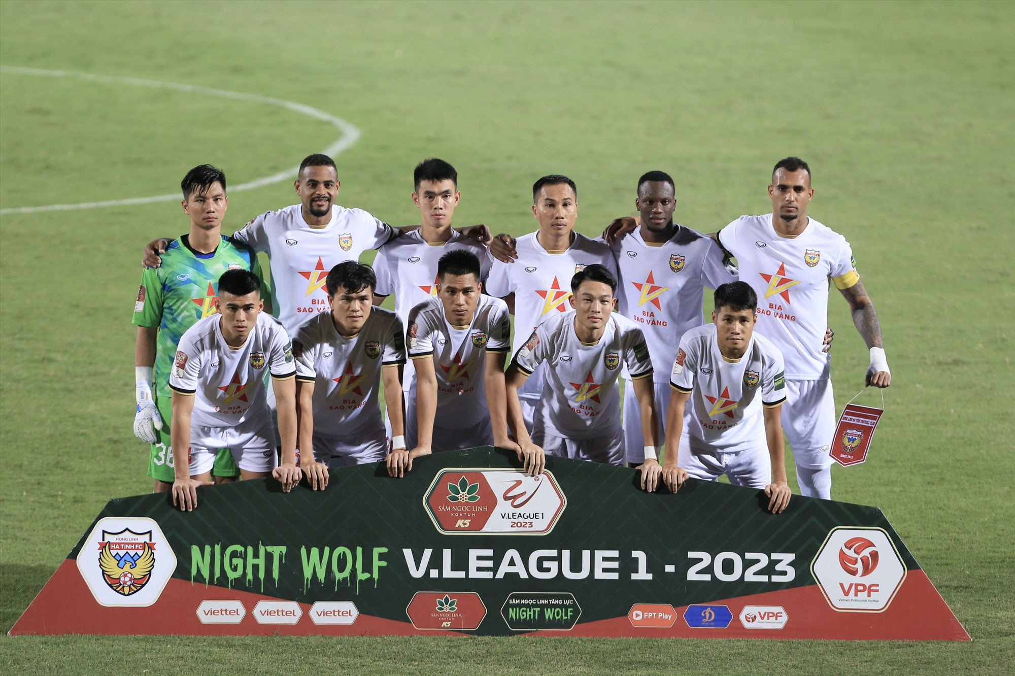 Hồng Lĩnh Hà Tĩnh tạo ra nhiều bất ngờ ở nhóm đua vô địch V.League 2023. Ảnh: VPF
