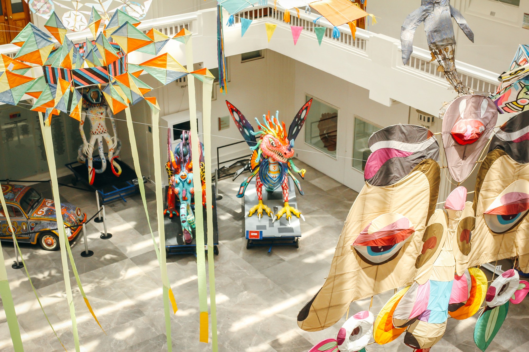 Bên trong Bảo tàng Nghệ thuật Dân gian (Museo de Arte Popular) tại Mexico City, Mexico. Ảnh: Minh Đức
