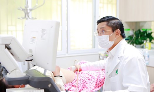 Phụ nữ mang thai đến theo dõi thai kỳ tại Bệnh viện Phụ sản Hà Nội. Nguồn ảnh: Bệnh viện Phụ sản Hà Nội