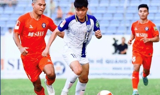 Đà Nẵng thua sát nút Sông Lam Nghệ An tại vòng 4 giai đoạn 2 V.League 2023. Ảnh: SLNA FC