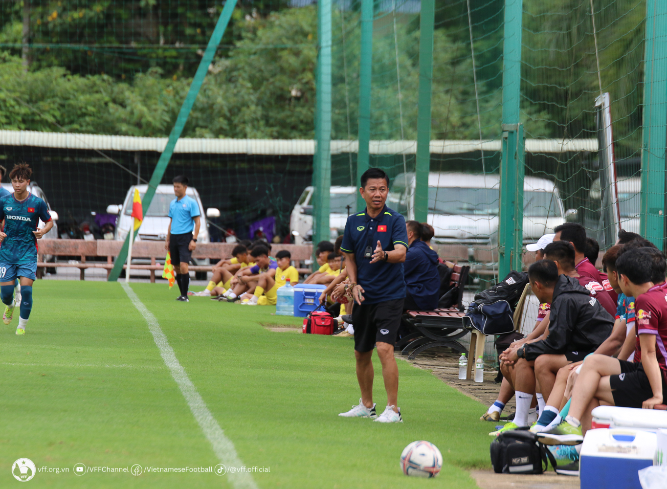Huấn luyện viên Hoàng Anh Tuấn tỏ ra khá hài lòng với sự thể hiện của các học trò trong trận gặp U21 Hà Nội. 