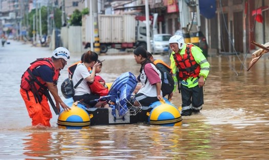 Các thảm họa thiên tai tháng 7 đã khiến Trung Quốc thiệt hại 5,74 tỉ USD. Ảnh: Xinhua