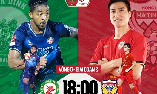 Bình Định chạm trán Hồng Lĩnh Hà Tĩnh tại vòng 5 giai đoạn 2 V.League 2023. Ảnh: VPF