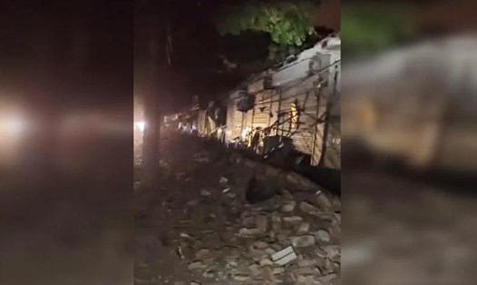 Trung Quốc ghi nhận động đất sáng 6.8. Ảnh chụp màn hình