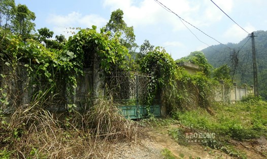Một công trình nước sạch tại xã Tân Phú, huyện Tân Sơn, tỉnh Phú Thọ đang bị bỏ hoang. Ảnh: Tô Công 