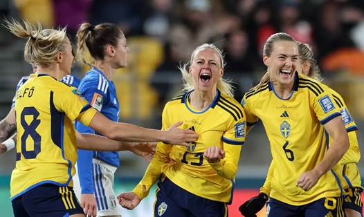 Tuyển nữ Thụy Điển sẽ là thách thức lớn với tuyển nữ Mỹ tại vòng 1/8 World Cup nữ 2023. Ảnh: FIFA