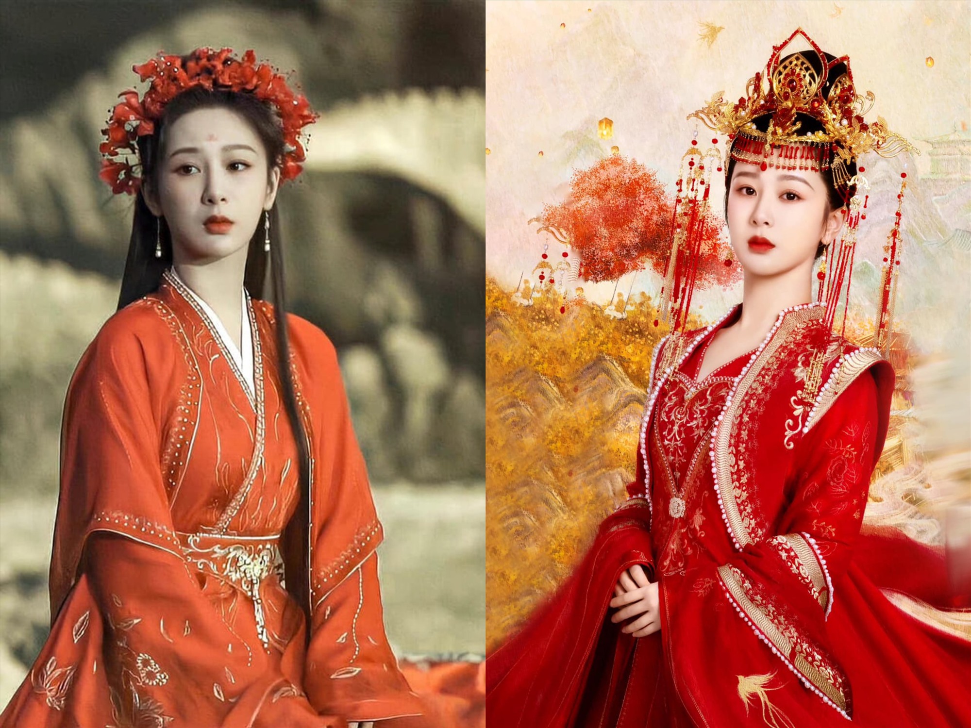 Toạ hình cô dâu của Dương Tử trong “Trường tương tư“. Ảnh: Nhà sản xuất