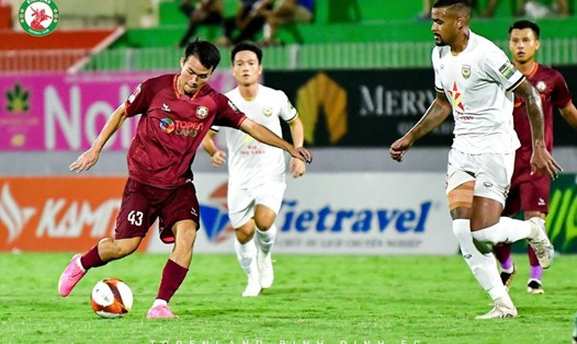 Bình Định tiếp tục bị cầm hoà ở giai đoạn 2 V.League 2023. Ảnh: CLB Bình Định