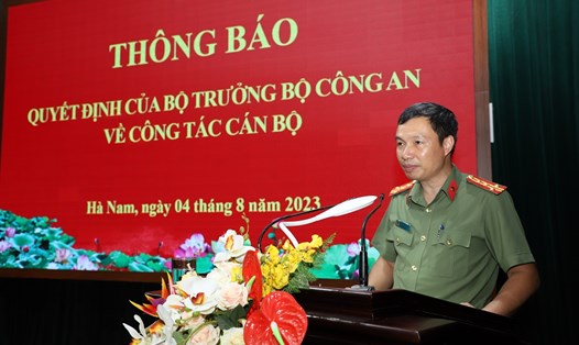 Đại tá Nguyễn Thanh Hà được điều động làm Phó Giám đốc Công an tỉnh An Giang. Ảnh: Công an tỉnh Hà Nam