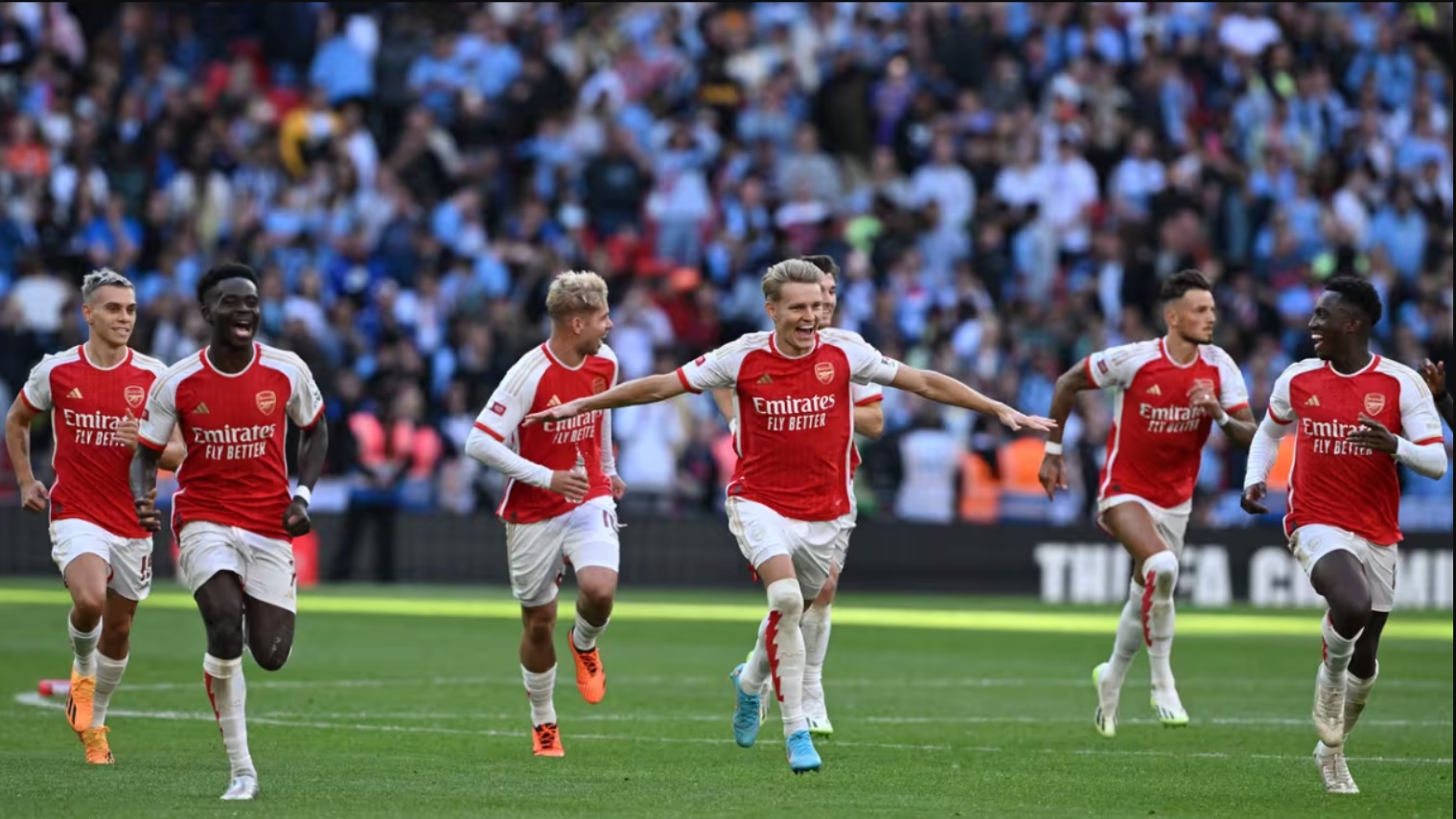 Những bàn thắng ở phút bù giờ có thể tác động đến mọi cuộc đua ở Premier League mùa giải tới. Ảnh: Arsenal FC