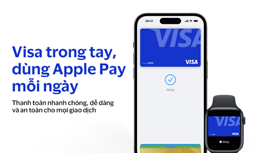 Apple Pay, phương thức thanh toán an toàn, bảo mật và riêng tư hơn giúp chủ thẻ tránh việc đưa thẻ thanh toán cho người khác. Ảnh: DN cung cấp
