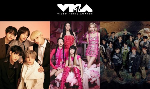 Blackpink và các nhóm nhạc Kpop được đề cử MTv VMAs 2023. Ảnh: Allkpop