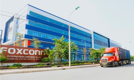 Nhà máy của Foxconn gia công cho Apple tại tỉnh Bắc Giang. Ảnh: CafeF