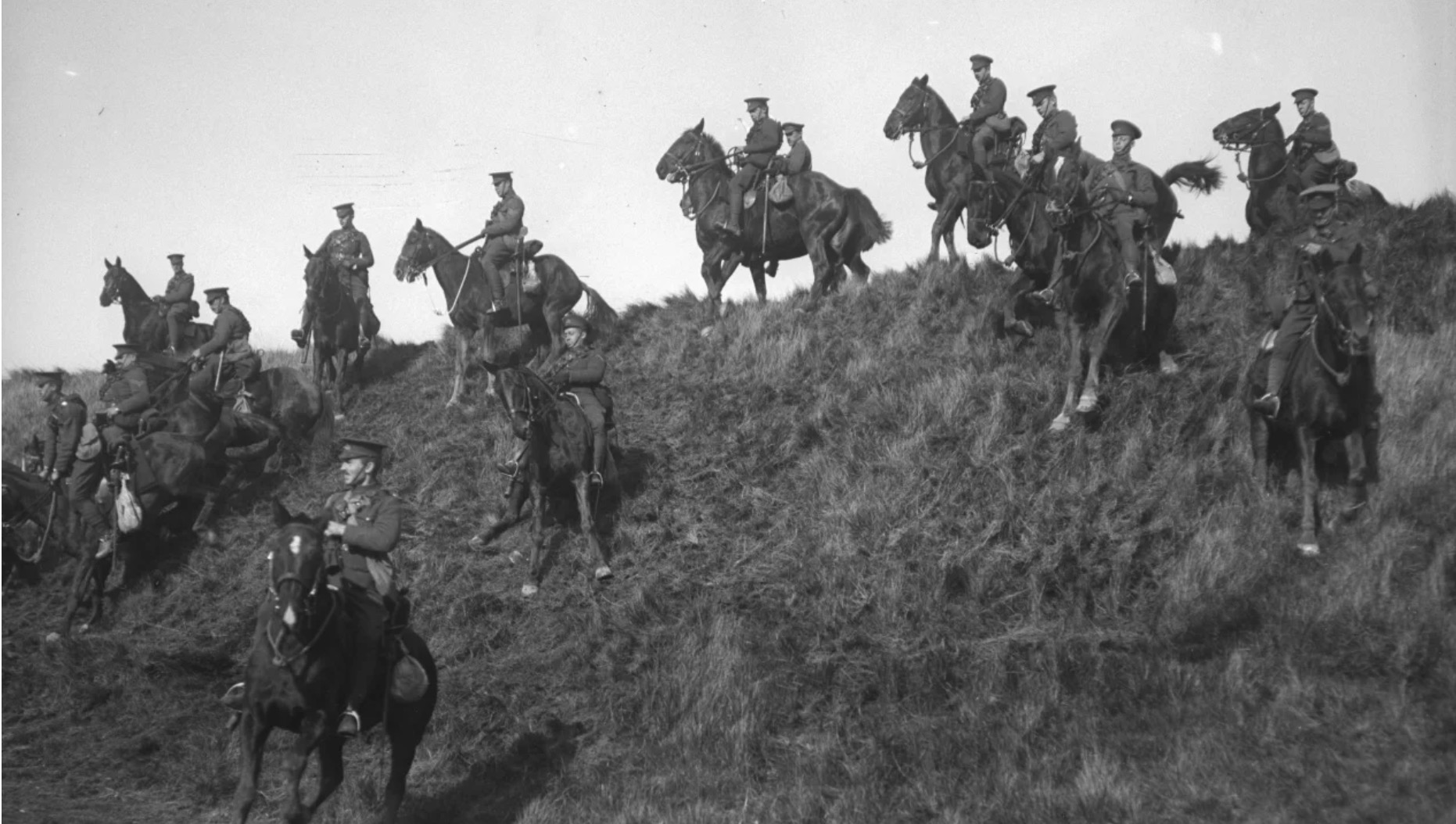 Đội quân kỵ binh của Canada trong Thế chiến thứ nhất. Ảnh: Chụp màn hình
