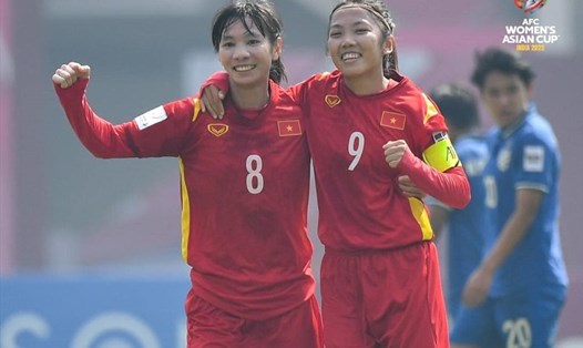 Thùy Trang và Huỳnh Như không có tên trong danh sách tuyển nữ Việt Nam dự ASIAD 19. Ảnh: AFC
