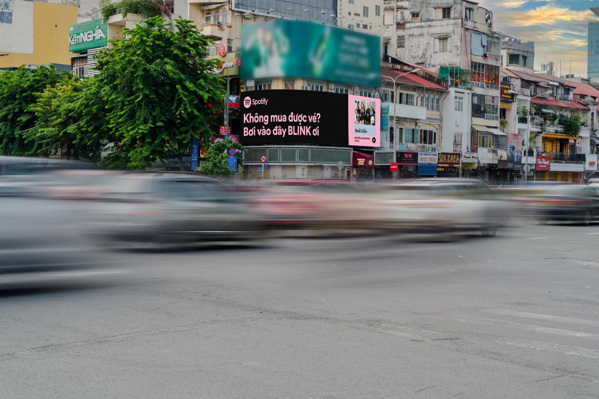 Hình ảnh chụp tại TP Hồ Chí Minh được fanpage Blackpink chia sẻ. Ảnh: Blackpink